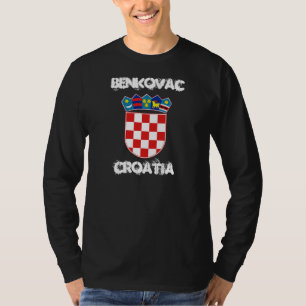 Benkovac, Croatia with coat of arms T-Shirt