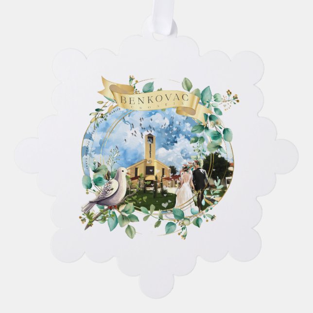 Benkovac Tree Decoration Card (Front)