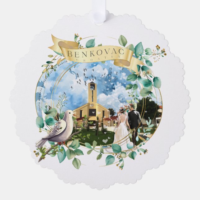 Benkovac Tree Decoration Card (Front)