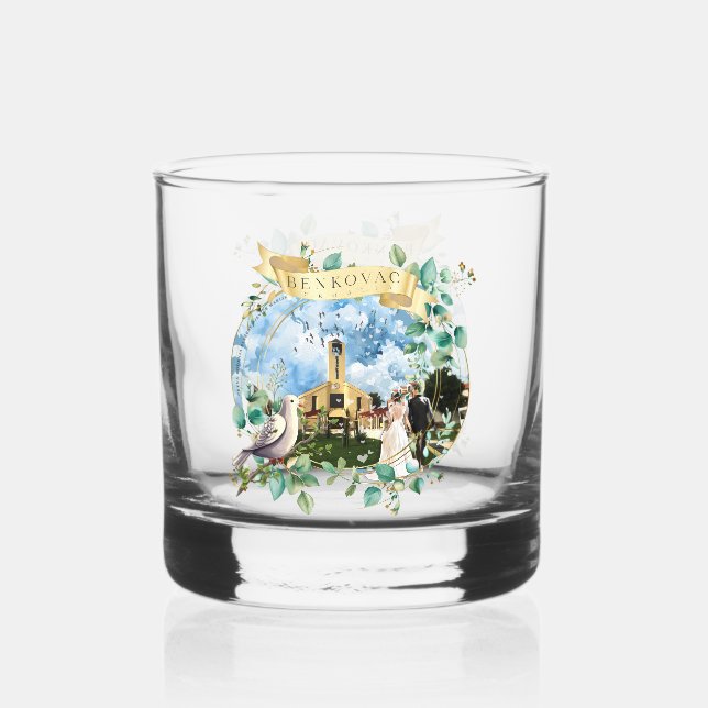Benkovac Whiskey Glass (Front)