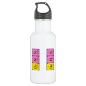 Benn periodic table name water bottle (Back)