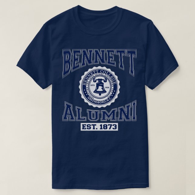 Bennett 1873 College Apparel T-Shirt (Design Front)