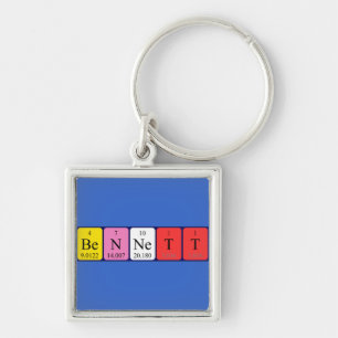 Bennett periodic table name keyring