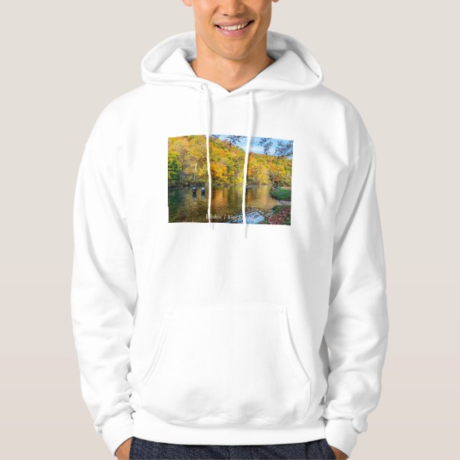 Bennett Spring Autumn Fishing Men's Hoodie (Front)