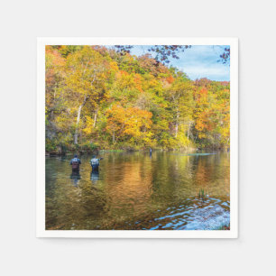 Bennett Spring Autumn Fishing Napkin