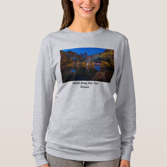 Bennett Spring Bridge Twilight Long Sleeve Shirt (Front)