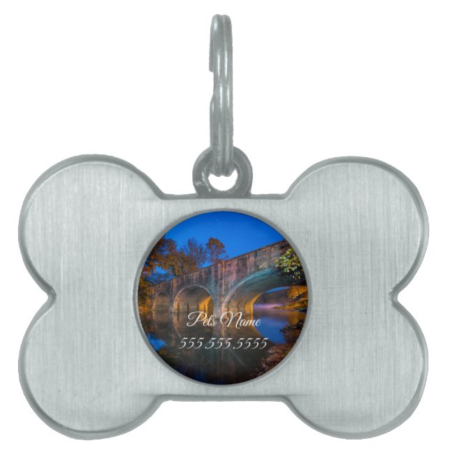 Bennett Spring Bridge Twilight Pet Tag (Front)