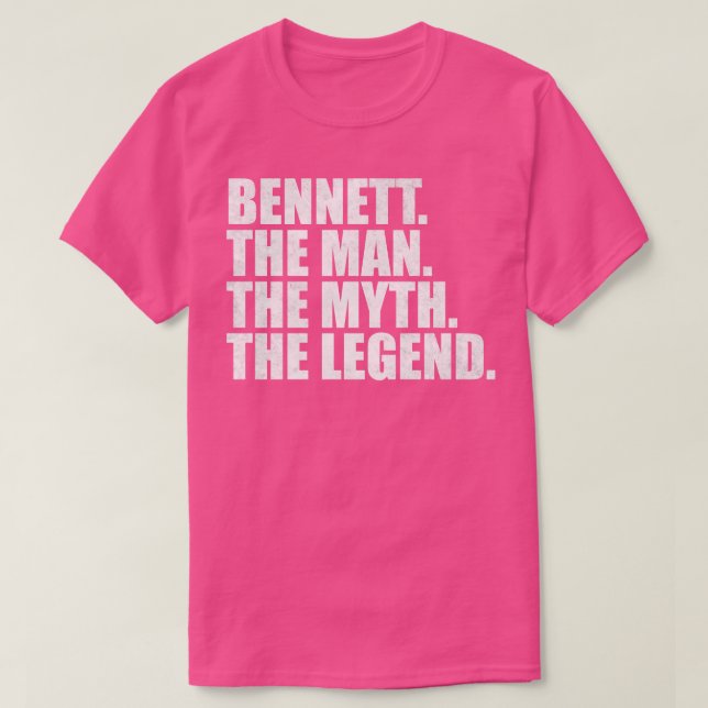BennettBennett Name Bennett given name T-Shirt (Design Front)