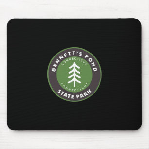 Bennett's Pond State Park Connecticut Ct Tree Badg Mouse Mat