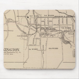 Bennington and Plan of Battleboro Mouse Mat