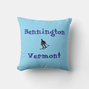 Bennington, VT (Skiing Village, Green Mountains) Cushion
