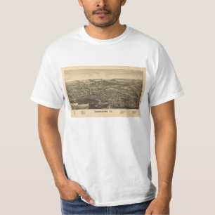 Bennington, VT Vintage Map T-Shirt