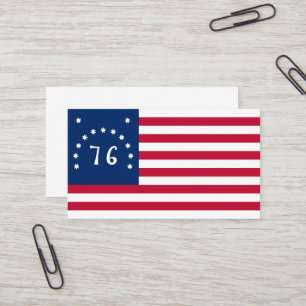 Bennington's Banner: The 76 American Battle Flag Business Card