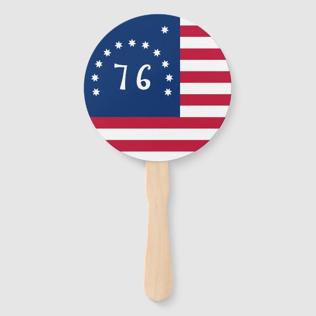 Bennington's Banner: The 76 American Battle Flag Hand Fan (Front)