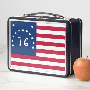 Bennington's Banner: The 76 American Battle Flag Metal Lunch Box