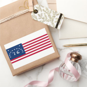 Bennington's Banner: The 76 American Battle Flag Rectangular Sticker