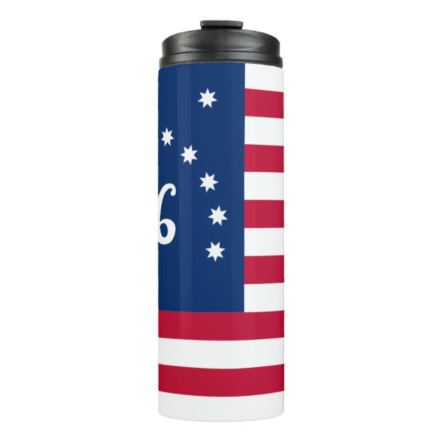Bennington's Banner: The 76 American Battle Flag Thermal Tumbler (Front)