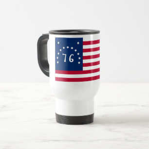 Bennington's Banner: The 76 American Battle Flag Travel Mug