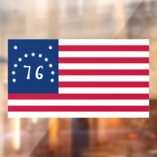 Bennington's Banner: The 76 American Battle Flag Window Cling