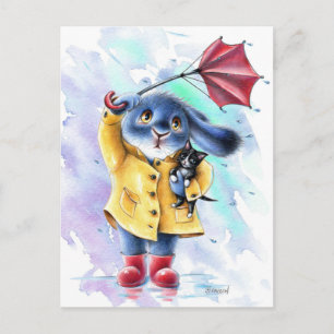 Benny Blue - Cat Rescue Postcard