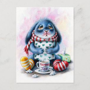 Benny Blue - Get Well Soon Postcard