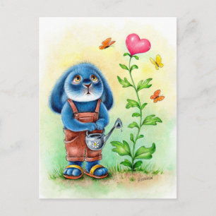 Benny Blue - Growing Love Postcard