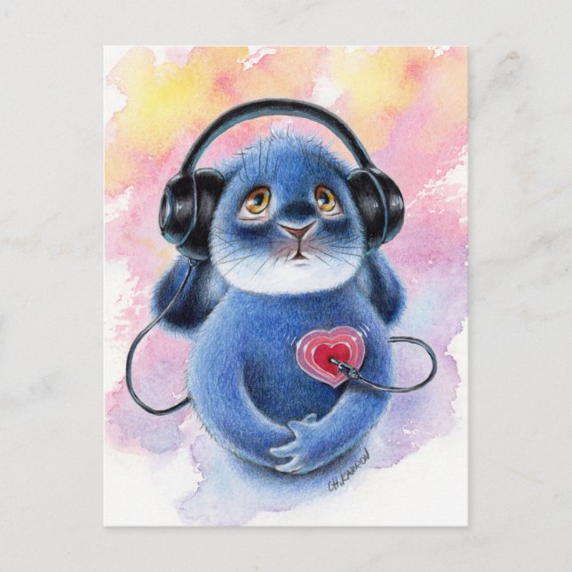 Benny Blue - Listen To Your Heart Postcard (Front)