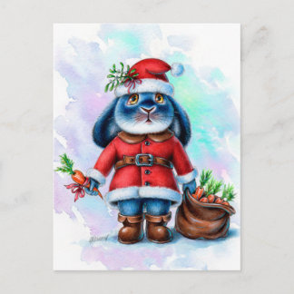 Benny Blue - Santa Postcard