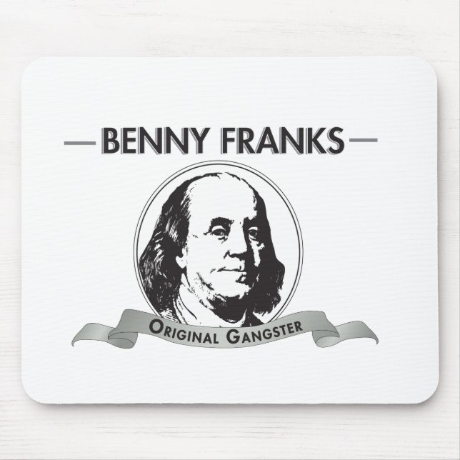 Benny Franks Original Gangster Mouse Mat (Front)