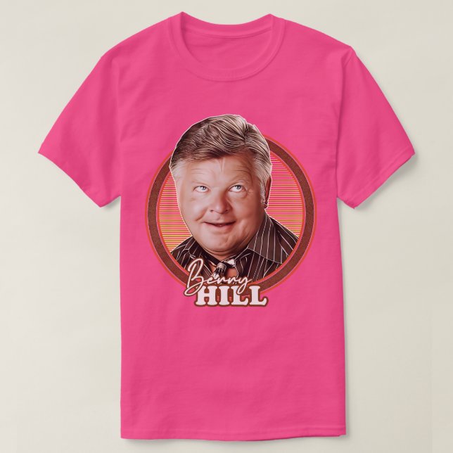 Benny Hill 70s Retro Fan Design 1 T-Shirt (Design Front)