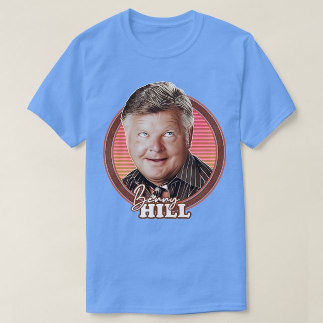 Benny Hill 70s Retro Fan Design 1 T-Shirt (Design Front)