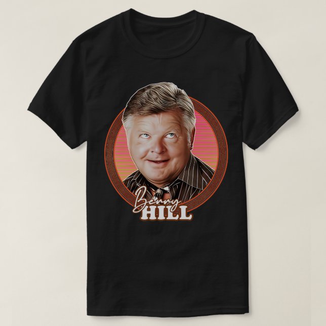 Benny Hill 70s Retro Fan Design 1 T-Shirt (Design Front)