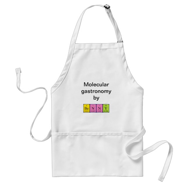 Benny periodic table name apron (Front)