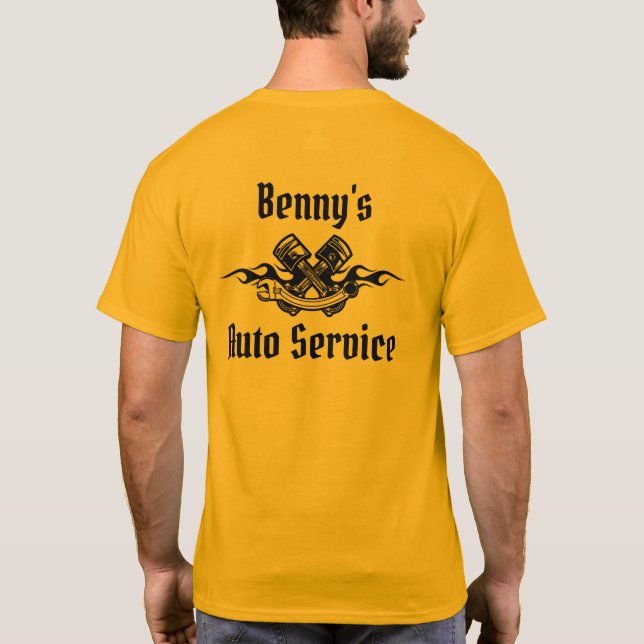 Benny's Auto Service T-Shirt (Back)