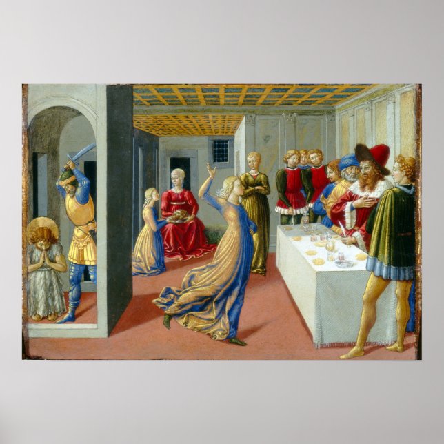 Benozzo Gozzoli The Feast of Herod Poster (Front)