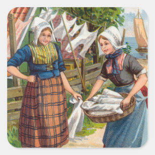 Bensdorp's Royal Dutch Cocoa Square Sticker