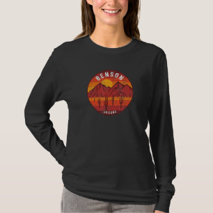Benson Arizona Vintage Cactus Sunset Desert Landsc T-Shirt