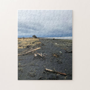 Benson Beach, Cape Disappointment, Washington Jigsaw Puzzle