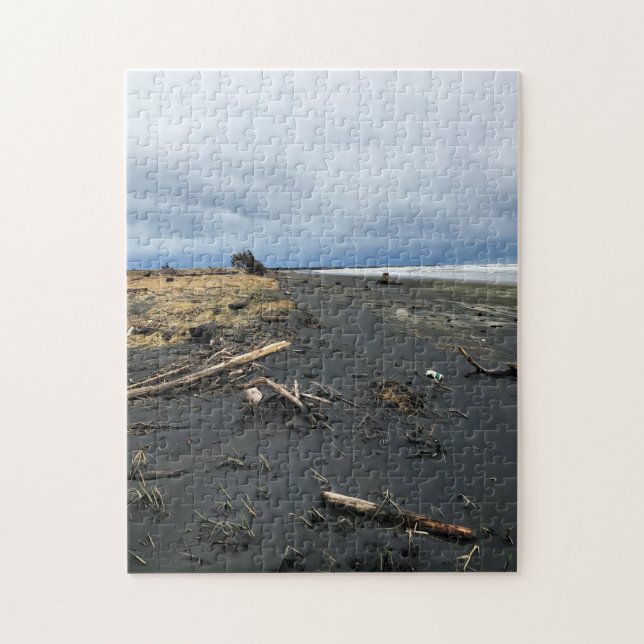 Benson Beach, Cape Disappointment, Washington Jigsaw Puzzle (Vertical)