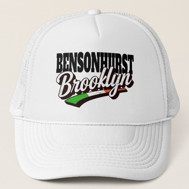 Bensonhurst Brooklyn  Trucker Hat (Front)