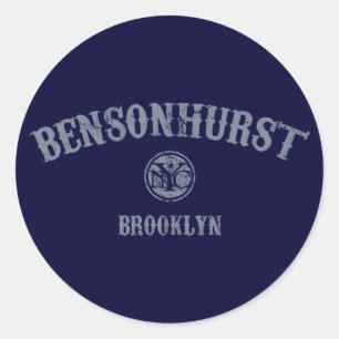 Bensonhurst Classic Round Sticker