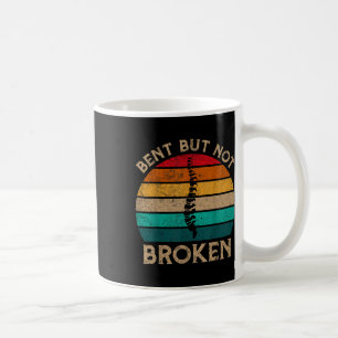 Bent But Not Broken Retro Scoliosis Awareness Warr Coffee Mug