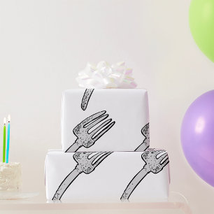 Bent Fork Wrapping Paper