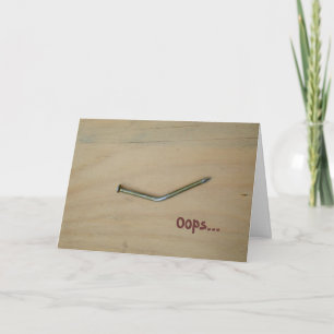 Bent Nail Card