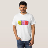 Bent periodic table name shirt (Front Full)