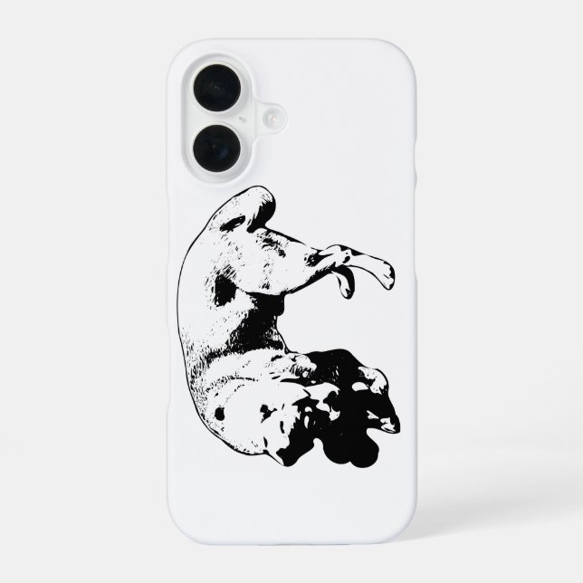 Bent to the Prize iPhone 16 Case (Back)