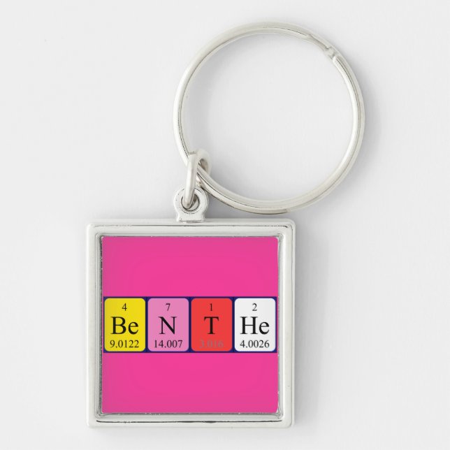 Benthe periodic table name keyring (Front)