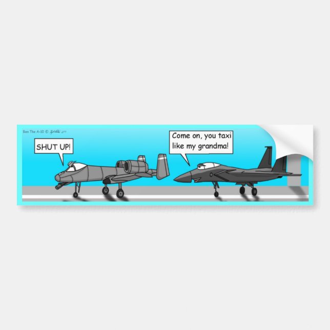 BenTheA10 Grandma Taxing Bumper Sticker (Front)