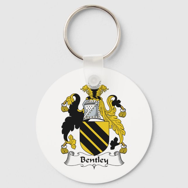 Bentley Family Crest Key Ring (Front)
