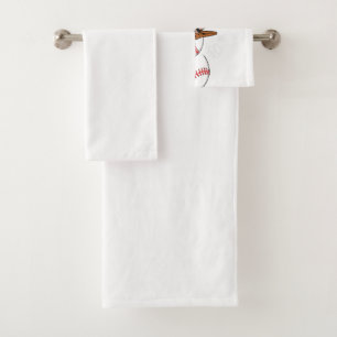 BENTLEY Gift Name Personalized Funny Retro Vintage Bath Towel Set